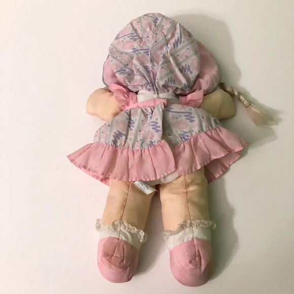 Vintage 1992 Puffalump Kid Girl Blonde Hair Pink Outfit 15 Inch Doll TLC - Picture 6 of 16